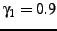 $ \gamma_{1}=0.9$